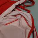 SUUKSESS Women One Piece Tummy Control Swimsuit Deep V Neck Cutout Bathing Suit (Large, Red)