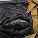 BRKURLEG Black Dog Coat with Harness, Dog Winter Jacket, Dogs Onesie Body Warm Jackets, Small Dogs Winter Coats Reflective Windproof Warm Cold Weather Coats, Pet Waterproof Jacket Hiking S