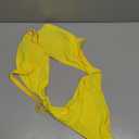 Kaei&Shi Sexy One Piece Swimsuit for Women,Cut Out Criss Cross Bathing Suit,Thong Monokini Swimsuits (Medium, Yellow)