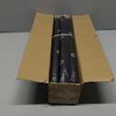 Wolistsa Curtain Rods 30 to 56 Inch, Black 1 Inch Adjustable Heavy Duty Curtain Rods for Windows, Decorative Modern Window Treatment Rod, Telescopic Splicing Metal Drapery Pole, Easy Installation