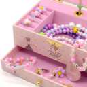 Musical Jewelry Box for Girls, Small Musical Ballerina Jewelry Box Swan Lake, Bedroom Decor Music Box for Girls, Christmas/Birthday Gifts (7 inches)