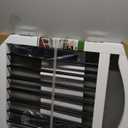 ZJSF Freestanding Indoor Dog Gate for House Foldable Wood White Puppy Gate for Doorways Pet Gate for Stairs Extra Wide Pet Fence 24" Height 3 Panels