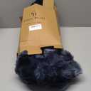 Cozy Bliss Faux Fur Throw Blanket for Couch, Fuzzy Soft Plush Thick Bubble Blanket for Sofa Bedroom Living Room, 50 * 60 Inches Tie-dye Blue