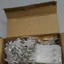 Minetom Star String Lights Battery Operated - 2 Pack 17 ft 50 LED Star Fairy String Lights with Timer, Waterproof for Indoor Bedroom Tent Loft Bed Patio Party Wedding Decor, Warm White