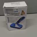 Swihauk Self Cleaning Slicker Brush - Skin Friendly Deshedding Grooming Tool for Dogs & Cats, Suitable for Shedding & Haired Pets, with Pet Supplies Accessories, Blue