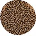 Super Area Rugs Santa Maria Chair Pad/Seat Cushion for Dining/Kitchen Chairs, Natural Earth, 15" x 15"