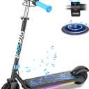 Gyroor H30 Max Electric Scooter for Kids, LED Dispaly, 150W Powerful Motor, Dual Brake System, Adjustable Height and Speed, Best Presents for Kids (H30Max-Blue)