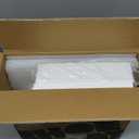 SEE SPRING 12 Pack Shoe Storage Box, Clear Plastic Stackable Shoe Organizer for Closet, Space Saving Foldable Shoe Rack Sneaker Container Bin Holder (Large Fit Size 9)