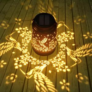 Solar Lanterns Outdoor Waterproof, Hummingbird Decorations Garden Decor, Solar Lantern Outdoor Lamp, Decorative Garden,Yard,Patio,Lawn, Porch, Unique Birthday Gifts for Women, Mom,Grandma