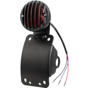 Amazicha 1" Motorcycle LED Tail Brake Light with Bracket, IP67 Waterproof Motorcycle Side Mount License Plate Rear Light Compatible for Harley Sporster Bobber Chopper Yamaha Suzuki Honda Kawasaki