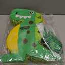 Hanaive 141 Pcs Dinosaur Piata for Birthday Party, Dino Piata Set with Blindfold and Baton, 16 x 12 x 3 Inch, Kids Dinosaur Themed Party Favors for Boys and Girls(Lovely Style)