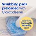 CLOROX Scentiva ToiletWand Toilet Cleaner Refills, Toilet brush, Coconut and Waterlily, 10 Count