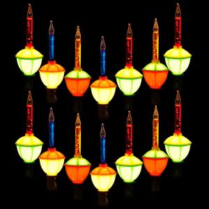 Joiedomi 2-Pack Christmas Bubble String Light - Traditional Bubbles Lights 14 Bulbs with 2 Spare Replacement, Old Fashion Vintage Holiday Decorations for Christmas Tree Fireplace Mantel (Multicolor)