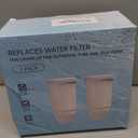 Upgraded Water Filter Replacement Fit for Zero Pitcher and Dispenser ZR-001 ZR-004 ZP-006 ZR-017, Five-Stage Filter System, Effectively Reducing Lead, Chromium, and Contaminants, 2 Packs, By BOGDA