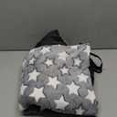 Clysee Large Self Warming Dog Bed Pad for Elevated Dog Bed Replacement Self Heating Warm Raised Cot Pad Mat with Corner Strap Removable Washable Soft Plush Cover Non-Slip Bottom Star(42 x 26 Inches)