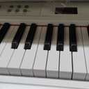 STRICH 88 Key Digital Piano Full Size Electric Keyboard with Semi-Weighted Sensitive Keys, Portable Electric Piano Set, Bundle with Sustain Pedal, Headphones, Music Rest, White, SEP-150S