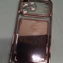 Meifigno Designed for iPhone 17 Pro Max Case Wallet (3-4 Cards & Cash), Built-in Mirror & Kickstand, Surround Raised Lens Protection, for 17 Pro Max Case with Card Holder for Women (6.9"), Rose Gold