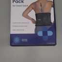 REVIX Large Ice Packs Wrap for Hip, Knee, Leg, Shoulder, Back, Reusable Gel Cold Pack for Injuries, Joint and Muscle Discomfort Relief, Black
