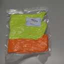 Women's Neon Scrunch Crew Socks 80s 90s Retro 3-Pack Cotton Stacked Boot Calf Cozy Ribbed Slouchy Socks Size 5-10 (1-white/Neon Green/Neon Orange)