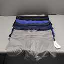 Calvin Klein Men's Microfiber Stretch 7-Pack Low Rise Trunks (X-Large, 2 Black, 2 Blue Shadow, 2 Medium Grey, 1 Cobalt Water)