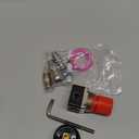 Preciva Air Compressor Pressure Regulator with Dial Gauge, 0-175 PSI Air Gauge for Air Compressor and Air Tools (Four Way Valve)