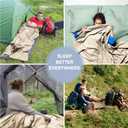 Sleeping Bag Liner,Long Staple Cotton, Adult Sleep Sack & Travel Sheets,Travel Sleep Sack for Backpacking, Hotels & Hostels Lightweight Travel Sheet Camping Sheets,Has Full Length Zipper