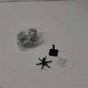 365Home Hanging Utensil Holder Hooks Kitchen Utensil Hanger Wall Mount 360 Degrees Rotating Folding Hook Self Adhesive Hook Utensil Rack with 6 Hooks for Kitchen Bathroom Cabinet (4 Black)