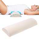 Cozyhealth - 3.15" H*23.6" L - Soft Lumbar Pillow for Sleeping, Memory Foam Back Lumbar Support Cushion for Lower Back Pain Relief Bed Waist Sleep Support Pillow for Side, Back Sleepers (Large)