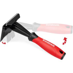 Goldblatt Trim Removal Tool, 3-Inch Baseboard Removal Tool for No-damage the surface, Heavy Duty Pry Bar Removal Multi-Tool for Carpet Tack Strip, Baseboard, Molding, Siding and Flooring Removal