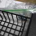 Expandable Under Sink Organizer, 2 Tier Under Sink Shelf with 2 Removable Baskets and 6 Removable Panels for Cabinet Sink Cloakroom Wardrobe Closet Storage(Black, 17.71-32Length