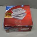 Waytiffer 20-Pack Disposable Aluminum Foil Tins - Heavy Duty Square Cake & Baking Pans with Plastic Dome Lids