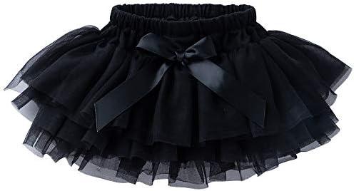 Anbaby Baby Girls Soft Tutu Skirt Toddler Ruffled Pants Diaper Cover 0-3 M