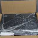 YYR Power Tool Organizer with Charging Station Wall Mount, Cordless Drill and Battery Holder for Garage Organization, Electric Tools Storage Rack Build in Surge Protection Power Strip - Black Shelf