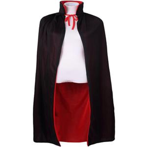 LMYOVE Reversible Cloak Halloween Cape Vampire Costume Masquerade Dracula Magician Devil Cosplay Adult (90cm/35", Red and Black)