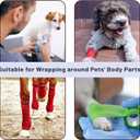 Mr. Pen- Self Adhesive Bandage Wrap, 3" x 5 Yards, 12 Pack, Assorted Colors Elastic Cohesive Bandage Wrap for Sports, Wrist, Ankle and Vet, Grip Tape, Self Sticking, Highly Stretchy for Injury Support