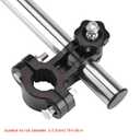 Umbrella Holder, 360 Adjustable Stainless Steel Portable Umbrella Stretch Mount Supporter Umbrella clamp for Chair, Chair Wheelchair (Black)