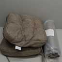 Shinnwa Kitchen Chair Cushions Set of 4, Dual-Layer Memory Foam Dining Chair Cushions, Patented Design Seat Pads with Ties, 16.5 x 16.5 x 3.5 In, 4 Pack, Light Brown