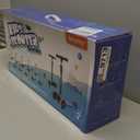 Besrey Kick Scooter for Kids Ages 3-10, 3-Wheel Folding Scooter with Adjustable Height, LED Light Wheels, Extra Wide Deck for Outdoor Activities (Blue)