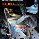 10 x MRGLAS 4-Pack TOP 9H+ Glass for iPhone 15 Pro Screen Protector [Auto Alignment Kit] [10X Military Protection] UNBREAK Tempered Glass Flim for iPhone 15 Pro 6.1 inch Longest Durable Case-Friendly (Transparency)