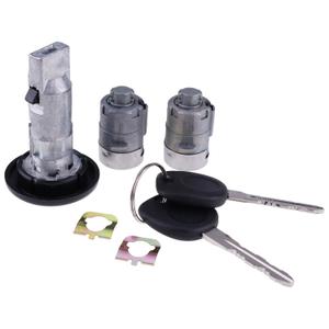 AIVWUMOT Ignition Switch Lock Cylinder & Door Lock Set 706797 & 706592 Compatible with 2002 Silverado Chevy Cadillac GMC Sierra