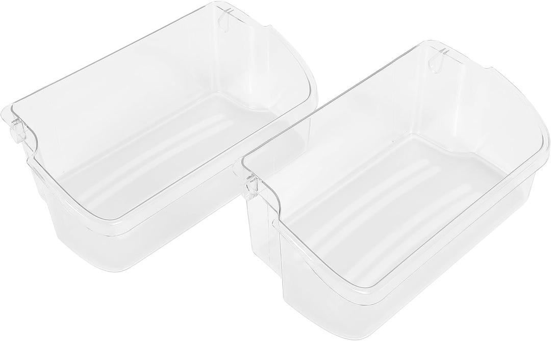 Kojem 240324502 AP2549806 Replacement Refrigerator Door Bin Shelf Compatible with Frigidaire Kenmore Electrolux Refrigerator Replacement for 844402 PS429767 AP429767 2 PCS Clear