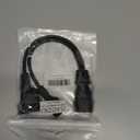 JSADZKJY IEC 320 Y Distributor Power Cable C14 Male to C5 Female+ NEMA 5-15R Female Extension Power Cable 10A 250V C14 to C5+NEMA 5-15R AC Adapter Cablefor Laptop Receptacle Converter (33cm/1ft)