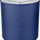 8" Wx 9" H Drum Lampshades, No Assembly Required, Fabric Lampshade for Table Lamp, Bedside Lamp, Floor Lamp, Metal Spider Fitter, Navy Blue