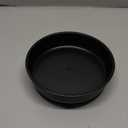 VAEHOLD Lazy Susan Stainless Steel Spice Rack Turntable for Pantry Cabinet - Decorative Trays Storage Containers Organizer for Kitchen Cabinet, Snacks, Bathroom (7 1/2 inches) (7 1/2'' Black)