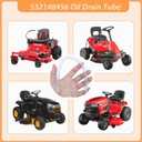 532148456 148456 Oil Drain Tube fit for Hu-sqvarna AYP Craftsman Po-ulan 1484563pcs