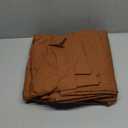 Bedsure 100% Washed Cotton Duvet Cover Queen Size - Hazelnut Brown Minimalist Cotton Duvet Cover Linen Like Breathable - GentleSoft™ Plain Simple Bedding (Hazelnut Brown, Queen, 90"x90"), 3 Pieces