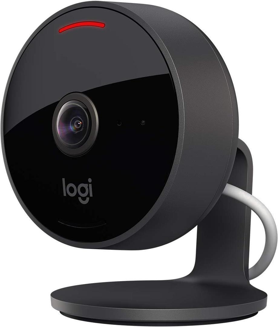 Logitech Circle View Weatherproof Wired Home Security Camera TrueView Video, 180 Wide Angle, 1080p HD, Night Vision, 2-Way Audio, Tilt for Privacy, Apple HomeKit Secure Video