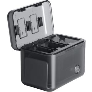 For Gopro Hero 13 Fast Charging Triple USB Charging Case, Compatible with Gopro Hero 13 Portable Battery Charger and Storage Case, Travel-Friendly,Camera Accessories