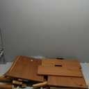 Walker Edison Blythe Mid-Century Modern Tray-Top 2-Drawer Nightstand, 20 Inch, Caramel