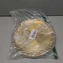 8PCS 201 Stainless Steel Gold Plates, 10 Inches Flat Metal Dishes, Round Serving Plates for Snacks, Desserts, one size